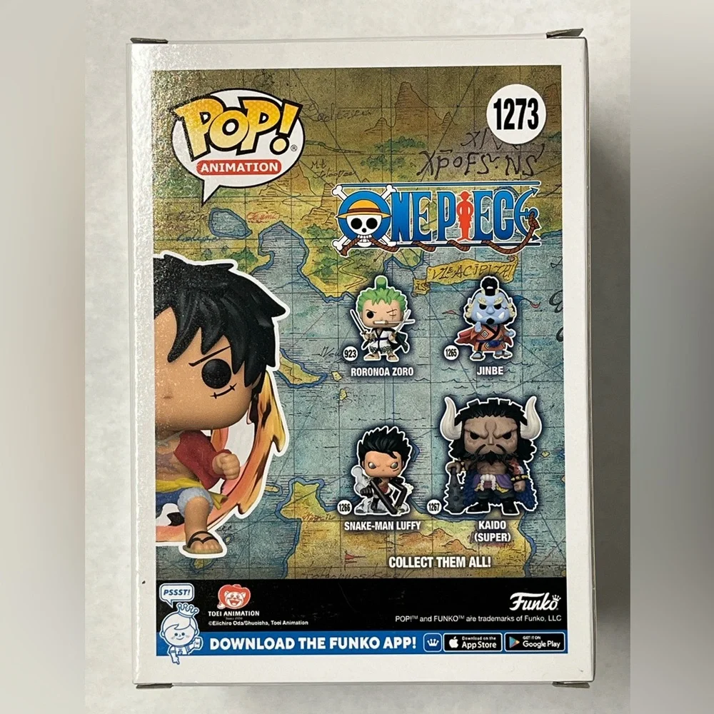 Funko Pop One Piece Red Hawk Luffy AAA Anime Exclusive - Picture 3 of 4